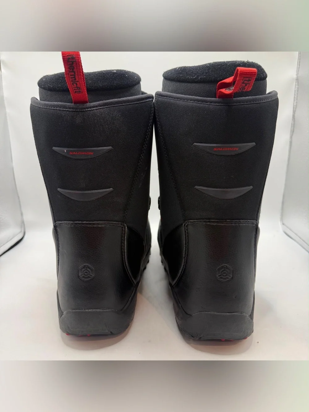Salomon Symbio Thermicfit Men’s Size 13.5US Snowboard Boots Black Red
